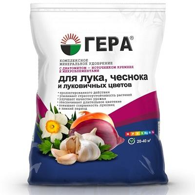 Удобрение ГЕРА для Лука и чеснока, луковичных с кремнием
